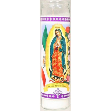 Star Candle Prayer Candle, 8in - Virgin of Guadalupe-732109470773-LR-257153-1-LR eShop
