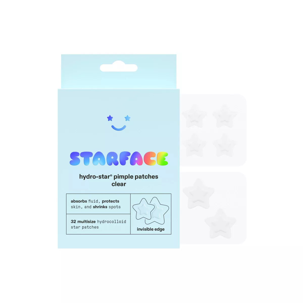 STARFACE Hydro-Star Pimple Patches - Clear, 32 count-850036696605-LR-359687-1-LR eShop