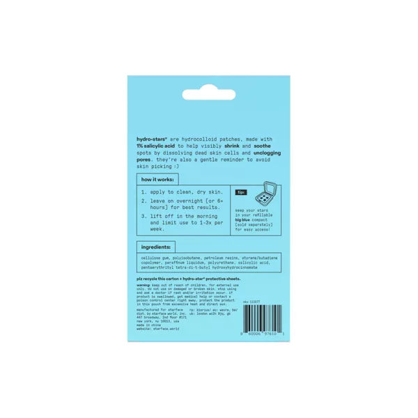 STARFACE Hydro-Star Pimple Patches - Salicylic Acid, 32 count-860006976101-LR-359697-5-LR eShop