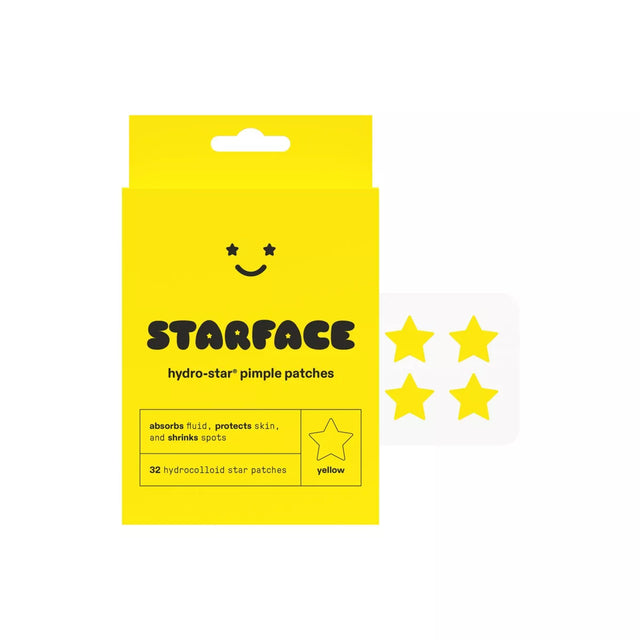 STARFACE Hydro-Star Pimple Patches - Yellow Star, 32 count-860002106816-LR-359695-1-LR eShop