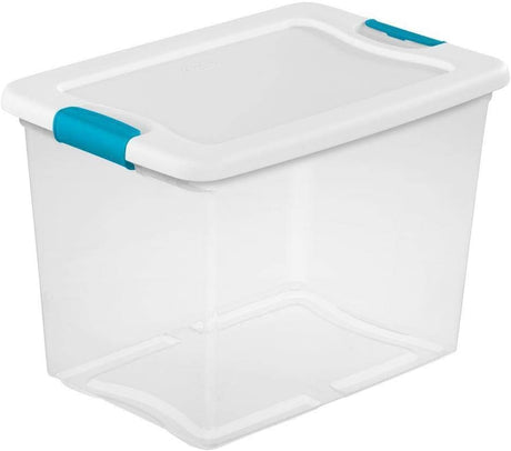Sterilite 25 Quart Latching Box - Clear-073149149589-LR-319569-1-LR eShop