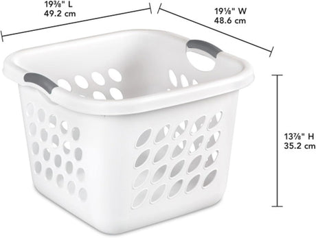 Sterilite Ultra Square Laundry Basket, 1.5 Bushel-073149121783-LR-221990-2-LR eShop