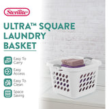 Sterilite Ultra Square Laundry Basket, 1.5 Bushel-073149121783-LR-221990-3-LR eShop