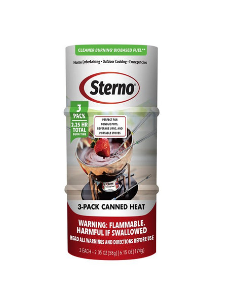 Sterno Canned Heat Aluminum - 45 Minute Burn Time, 3 pack-076642204632-LR-218616-1-LR eShop