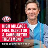 STP High Mileage Gasoline Fuel Injector and Carburetor Treatment, 5.25 oz-071153785717-LR-231348-8-LR eShop