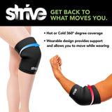 Strive Reusable Hot-Cold Gel Pack Sleeve - Knee & Elbow, XL-023185003765-LR-363559-3-LR eShop
