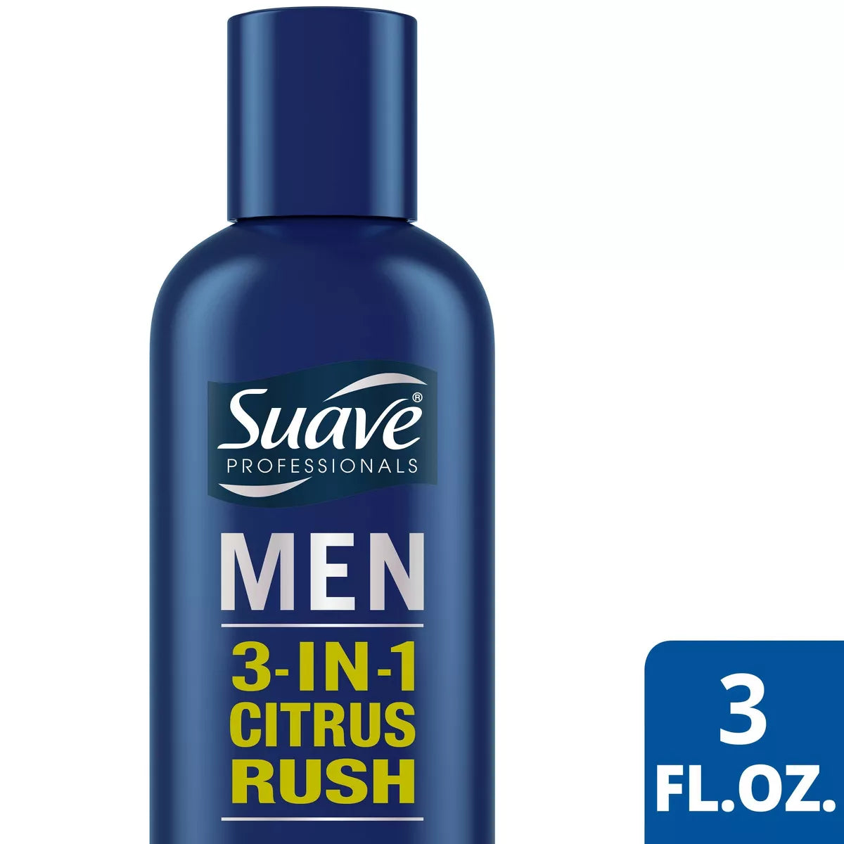 Suave Men Professionals 3-in-1 Shampoo + Conditioner + Body Wash - Citrus Rush, 3 oz-079400454188-LR-351315-2-LR eShop