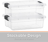 Superio Clear Storage Bin with Lid, 4.5 Quart-810541013038-LR-360865-4-LR eShop