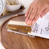 Swingline Compact Clear Acrylic + Gold Stapler-074711000116-LR-358295-6-LR eShop