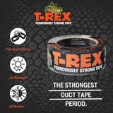 T-Rex Ferociously Strong Gray Duct Tape, 1.88" x 10 yd-075353964668-LR-357285-3-LR eShop