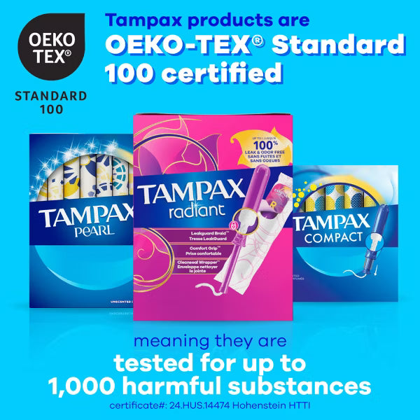 Tampax Pearl Tampons, with LeakGuard Braid, Super Absorbency, Unscented, 10 Count-073010720749-LR-363300-9-LR eShop
