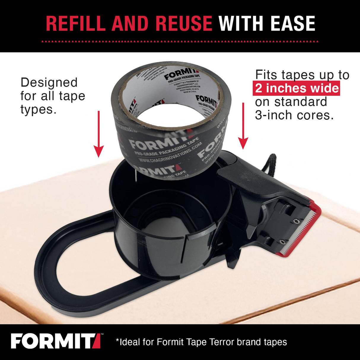 Tape Dispenser With 30 Yd Roll-810123682539-LR-358507-4-LR eShop