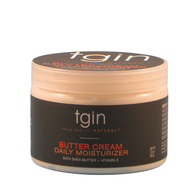 tgin - Thank God It's Natural - Butter Cream Daily Moisturizer with Shea Butter + Vitamin E - 12 fl oz-850316004342-LR-355163-1-LR eShop