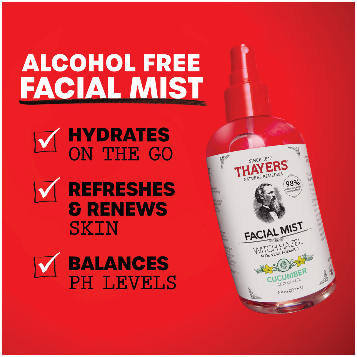 Thayers Alcohol-Free Cucumber Witch Hazel Facial Mist Toner, 8 oz-041507070271-LR-355901-6-LR eShop