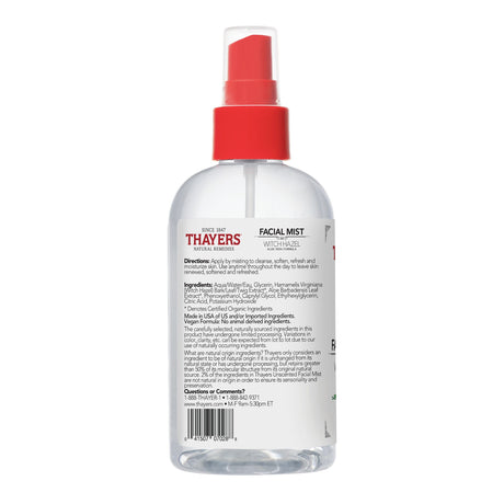 Thayers Alcohol-Free Witch Hazel Facial Mist Toner with Aloe Vera, Unscented-041507070288-LR-355902-2-LR eShop