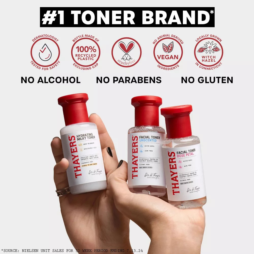 Thayers Natural Remedies Milky Hydrating Face Toner with Snow Mushroom and Hyaluronic Acid , 3 oz-041507051706-LR-360086-10-LR eShop