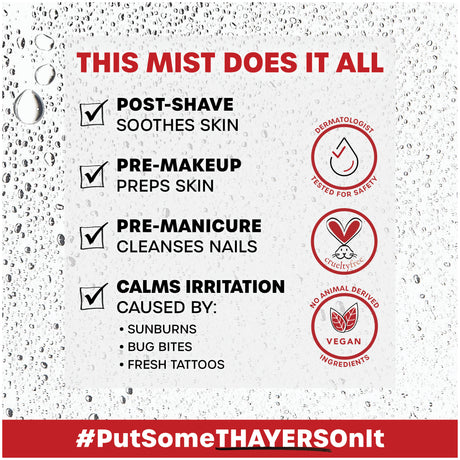 Thayers Natural Remedies Witch Hazel Alcohol Free Toner Facial Mist with Rose, 3 oz-041507070639-LR-355904-2-LR eShop