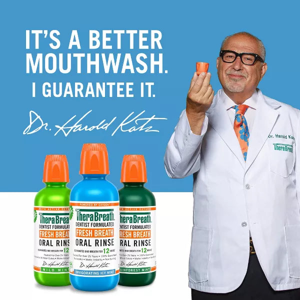 TheraBreath Healthy Gums Mouthwash - Invigorating Icy Mint, 3 fl oz-697029046227-LR-351429-7-LR eShop