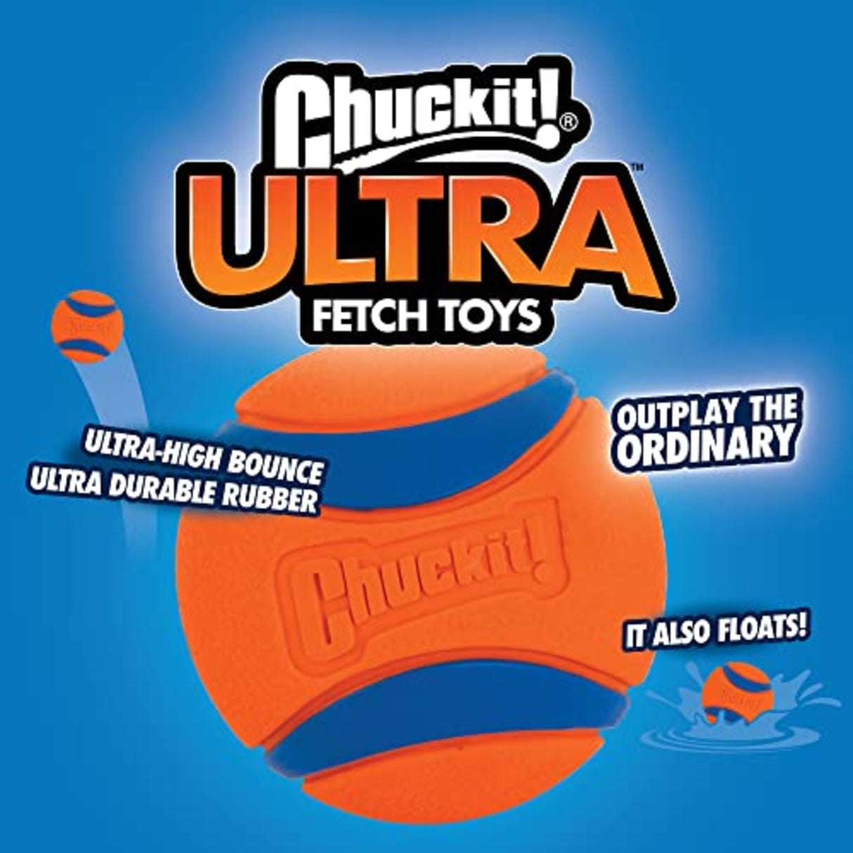 CHUCKIT ULTR BLL DOG TOY SM