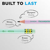 Ticonderoga #2 Soft Colored Pencils - Assorted Pastels, 10 count-072067137104-LR-354462-3-LR eShop