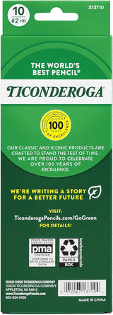 Ticonderoga #2 Soft Colored Pencils - Assorted Pastels, 10 count-072067137104-LR-354462-7-LR eShop