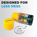 Ticonderoga DUO 2-in-1 Pencil Sharpener & Eraser - Yellow, 1 Count-072067390011-LR-354463-7-LR eShop