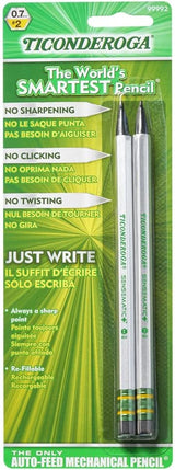 Ticonderoga Sensematic Mechanical Pencil - Silver, 2 count-072067999924-LR-325235-1-LR eShop