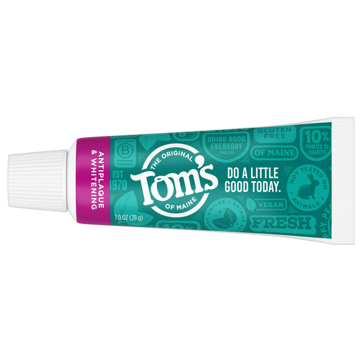 Tom's of Maine Antiplaque & Whitening Toothpaste - Peppermint, 1 oz-077326159019-LR-351299-2-LR eShop