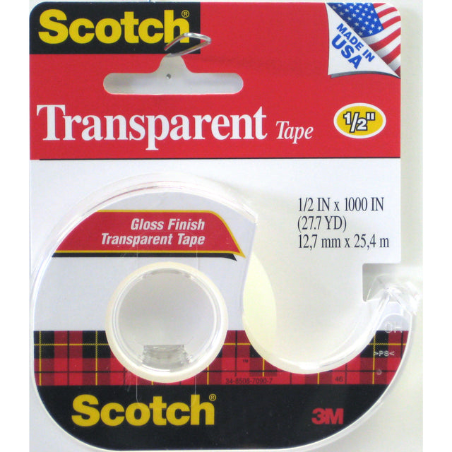 Transparent Tape. 1/2in X 1000in-021200010316-LR-32169-1-LR eShop