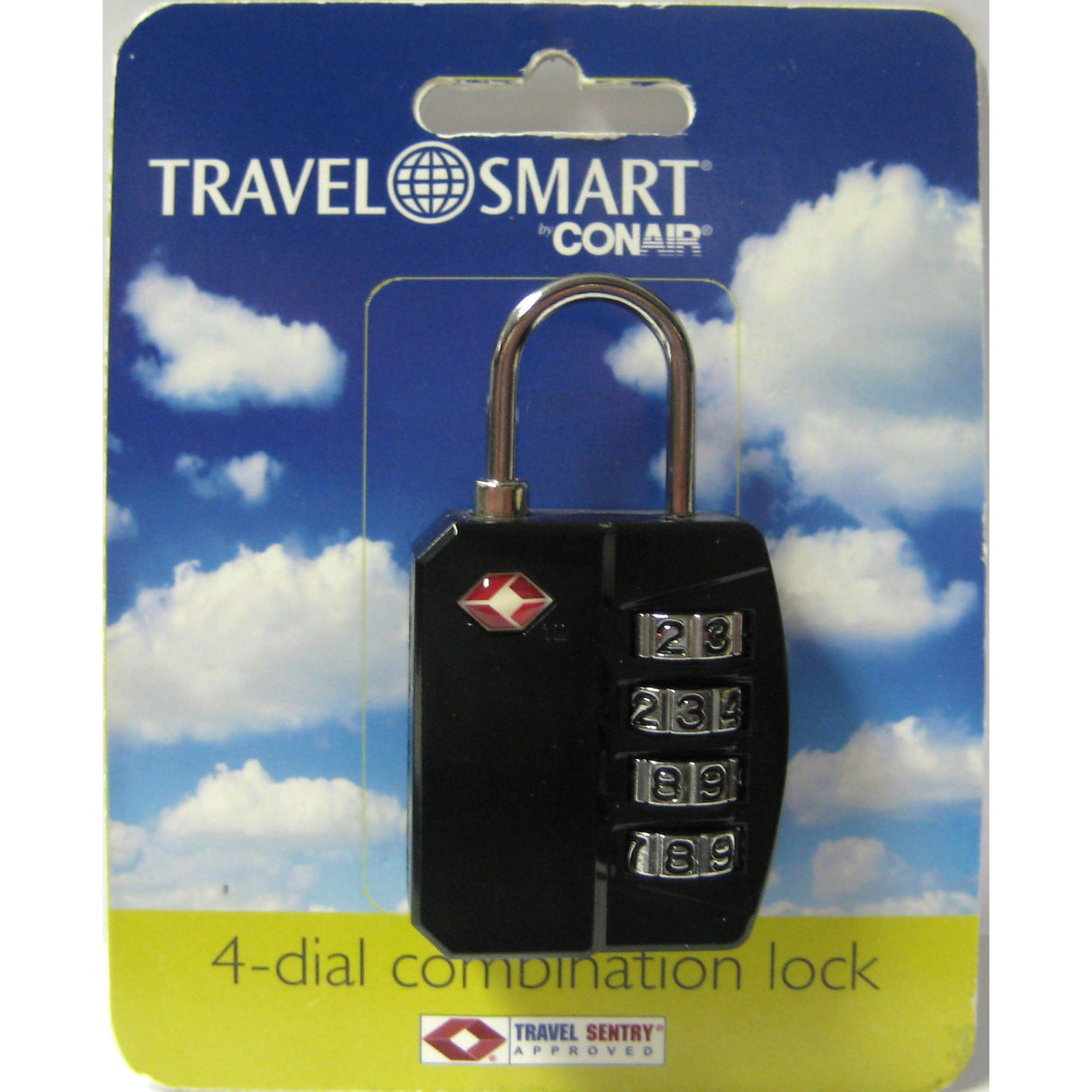 Travel Smart Travel Sentry 4 Dial Combination Lock - Black-039052826306-LR-194321-1-LR eShop