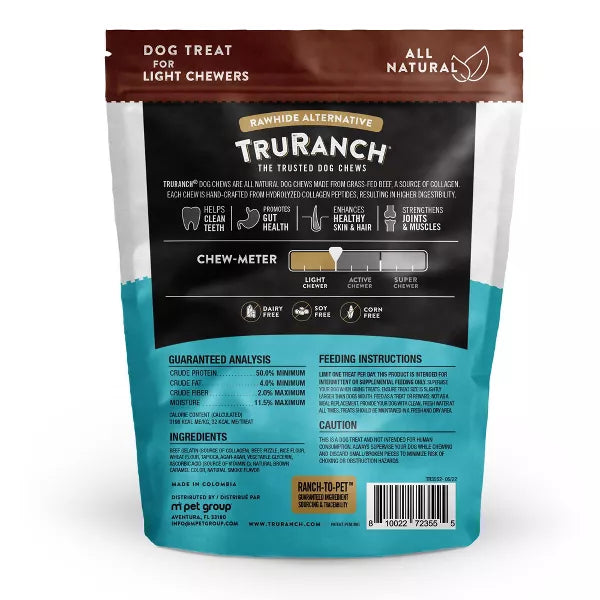 TruRanch 5" Collagen Bully Sticks Beef Flavor Dog Treats, 15 count-810022723555-LR-355502-2-LR eShop