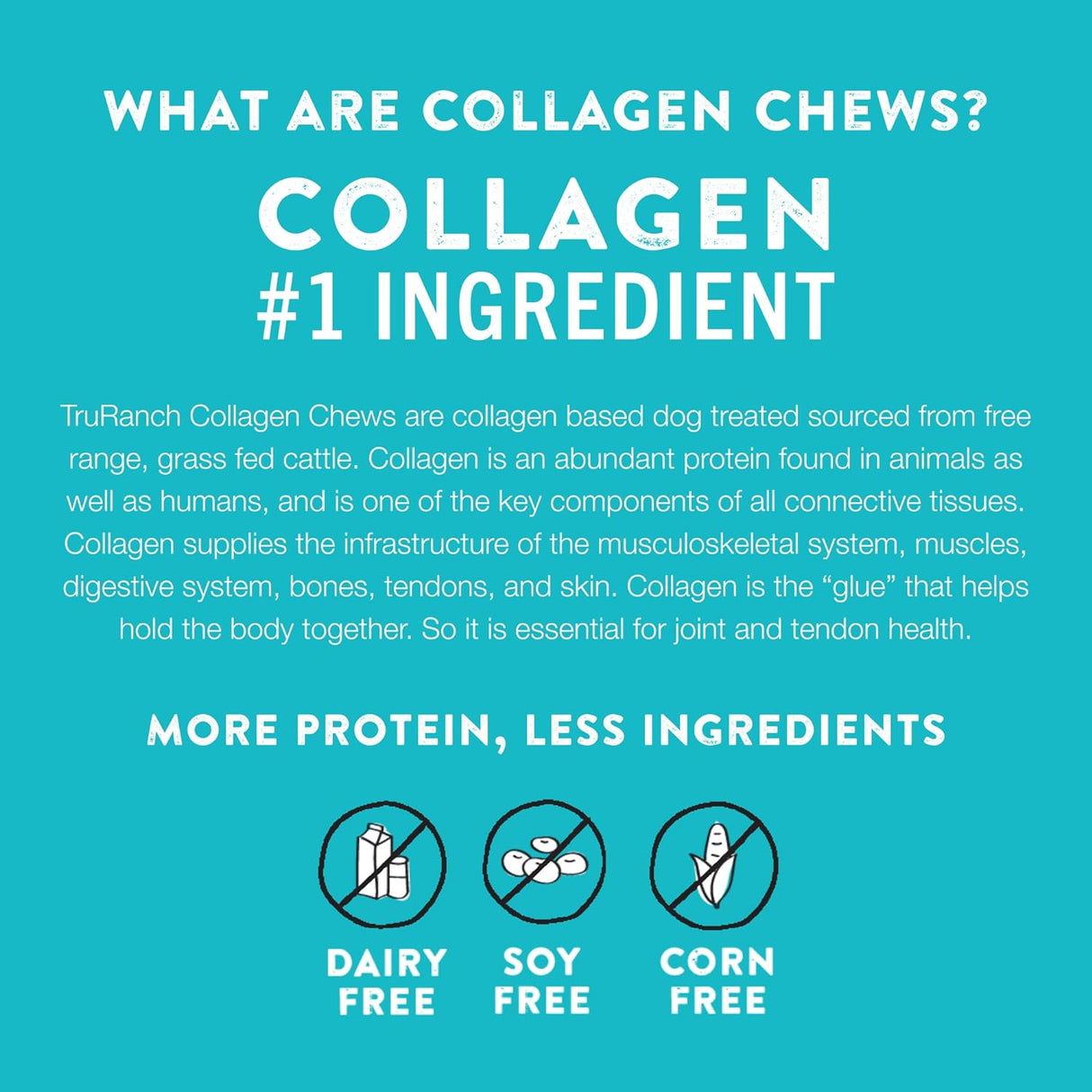 TruRanch 5" Rawhide Alternative Collagen Sticks for Dogs - Made with Real Chicken, 15 Count-810022720943-LR-348972-3-LR eShop