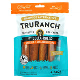 TruRanch 6" Collagen Rolls Chicken Flavor Dog Treats - 4 count-810022720905-LR-355496-1-LR eShop