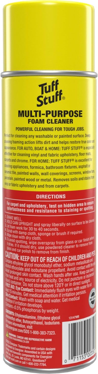Tuff Stuff Multi-Purpose Cleaner Foam, 22 Oz-071153003507-LR-144458-2-LR eShop
