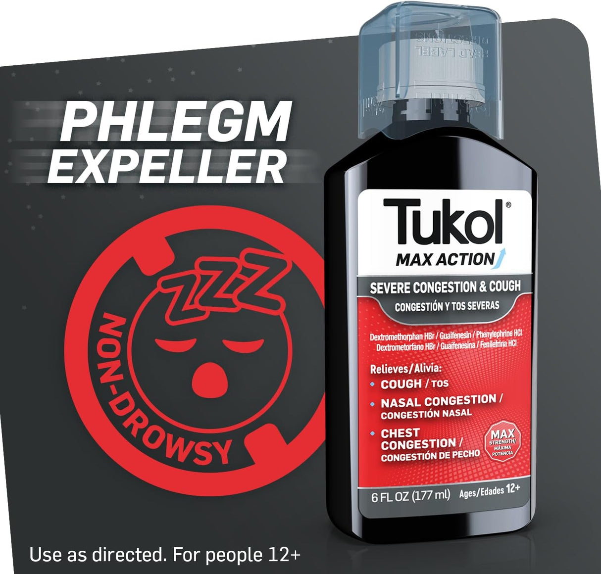 Tukol Max Action Severe Congestion & Cough Medicine, 6 oz-650067000255-LR-318342-6-LR eShop