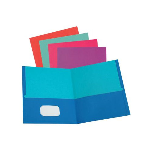 Twisted Twin Pocket Folders, Letter Size, Assorted-078787520745-LR-324291-1-LR eShop