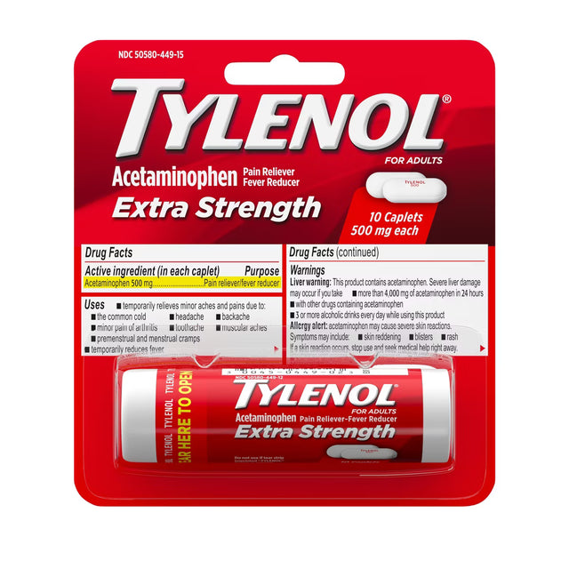 Tylenol Extra Strength Pain Reliever Caplets - 10ct-300450449153-LR-362685-1-LR eShop