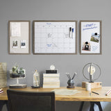U BRANDS 3 Board Wall Organization Center with Rustic Wood Frame-843463148359-LR-362767-4-LR eShop