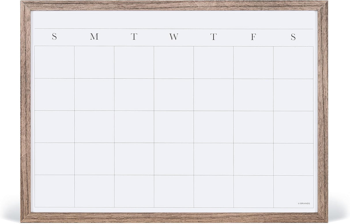 U BRANDS 3 Board Wall Organization Center with Rustic Wood Frame-843463148359-LR-362767-7-LR eShop