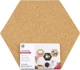 U Brands 3ct Hexagon Tiles: Small Corkboard-812296025274-LR-362752-1-LR eShop