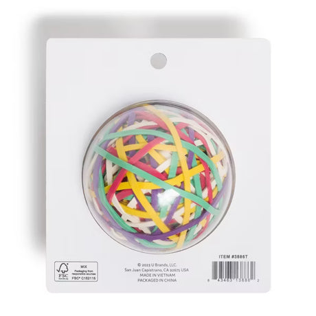 U Brands Ball Of Rubber Bands, Assorted Colors-843463138862-LR-362762-2-LR eShop