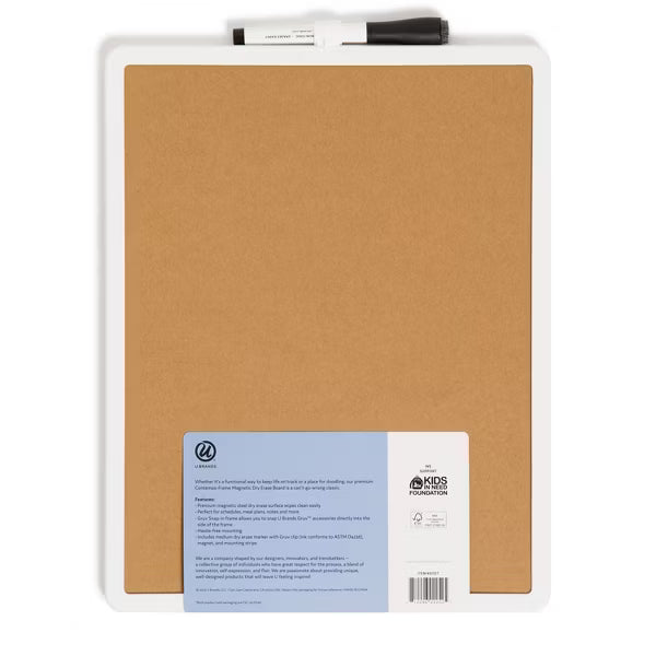 U BRANDS Contempo Magnetic Dry-Erase Board, 14 X 11 Inches-812296022525-LR-362745-4-LR eShop