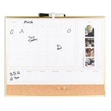 U BRANDS Dry Erase 2-in-1 Magnetic Whiteboard with Gold Frame-843463138824-LR-362761-2-LR eShop