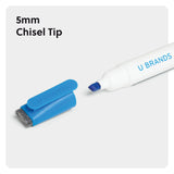 U BRANDS Dry Erase Markers - Assorted Pastels, 6 count-843463170503-LR-362772-6-LR eShop