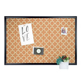 U Brands Fashion Cork Bulletin Board 35 X 23 Black Finish Frame-812296023065-LR-362746-3-LR eShop