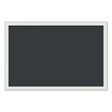 U BRANDS Magnetic Chalkboard with White Decor Frame, 30" x 20"-817894020737-LR-362757-1-LR eShop