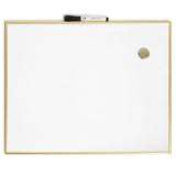 U BRANDS Magnetic Dry-Erase Board with Gold Decor Frame, 16" x 20"-843463155609-LR-362769-2-LR eShop