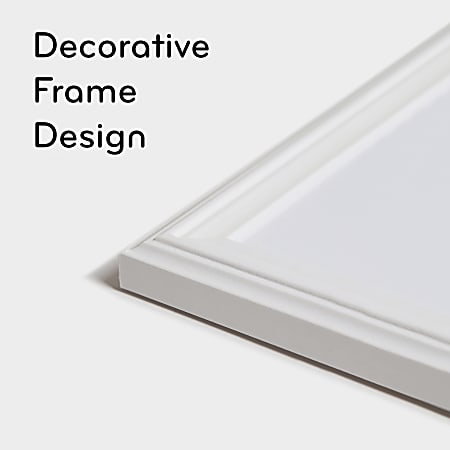 U BRANDS Magnetic Dry-Erase Board with White Decor Frame, 30" x 20"-817894020713-LR-362756-2-LR eShop
