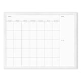 U BRANDS Magnetic Dry Erase Calendar Board with White Decor Frame, 30" x 20"-817894020751-LR-362759-1-LR eShop