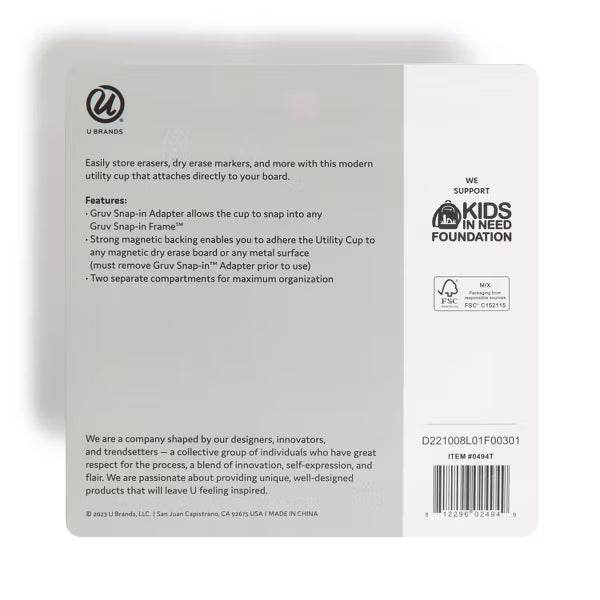 U Brands Magnetic Utility Cup, White-812296024949-LR-362750-2-LR eShop